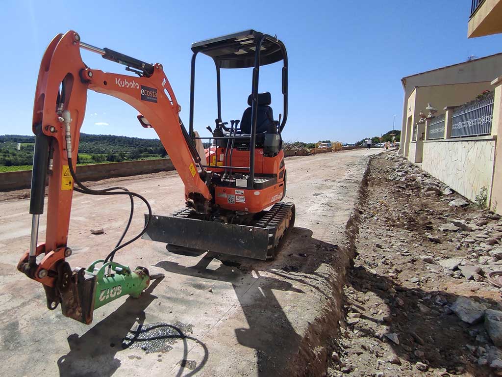 Urbanización de la Calle Banyuls en Espolla (Girona)